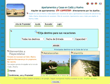 Tablet Screenshot of playacostaluz.com